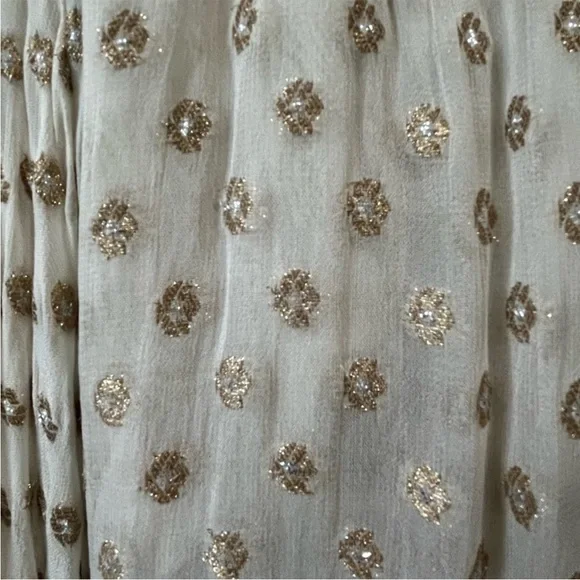 Free People Gold And Cream Maxi Dress - Picture 5 of 15